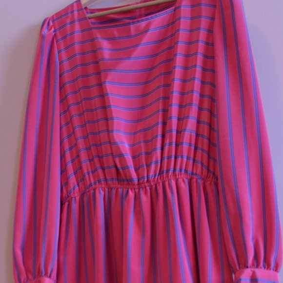 Vintage Satin Midi Dress - Picture 1 of 2